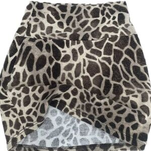 Animal (Giraffe) print skirt